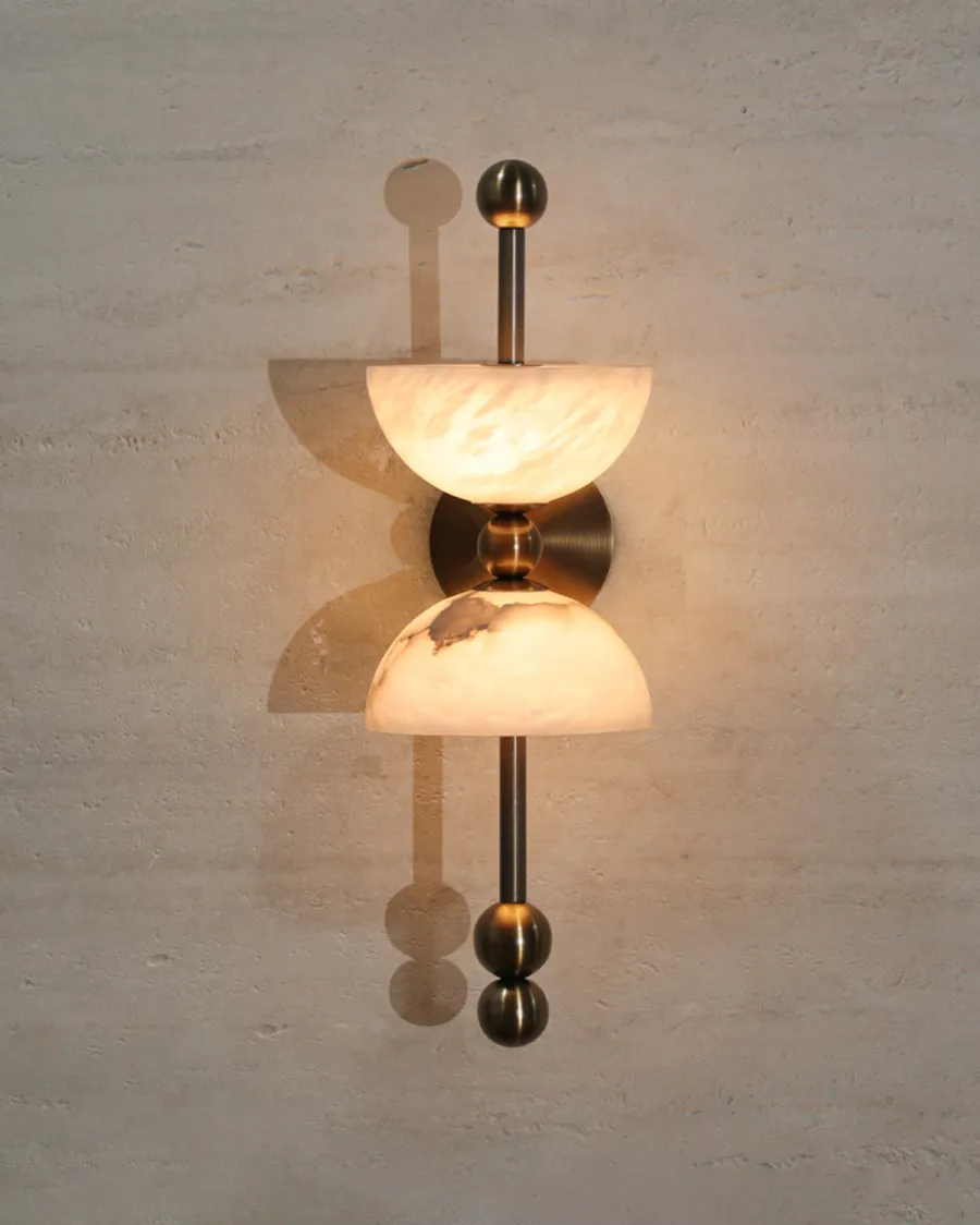 Alabaster Sconce
