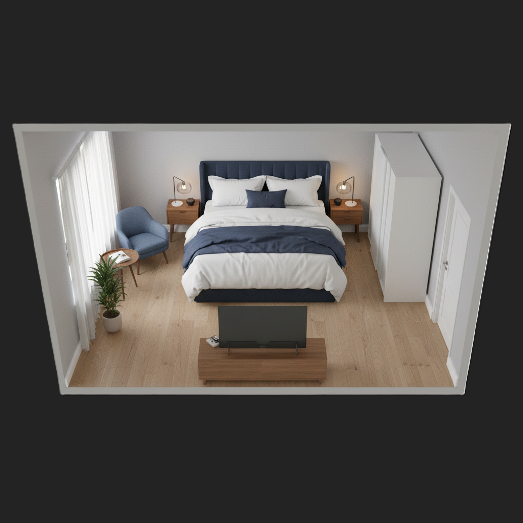 Floorplan to 3D output